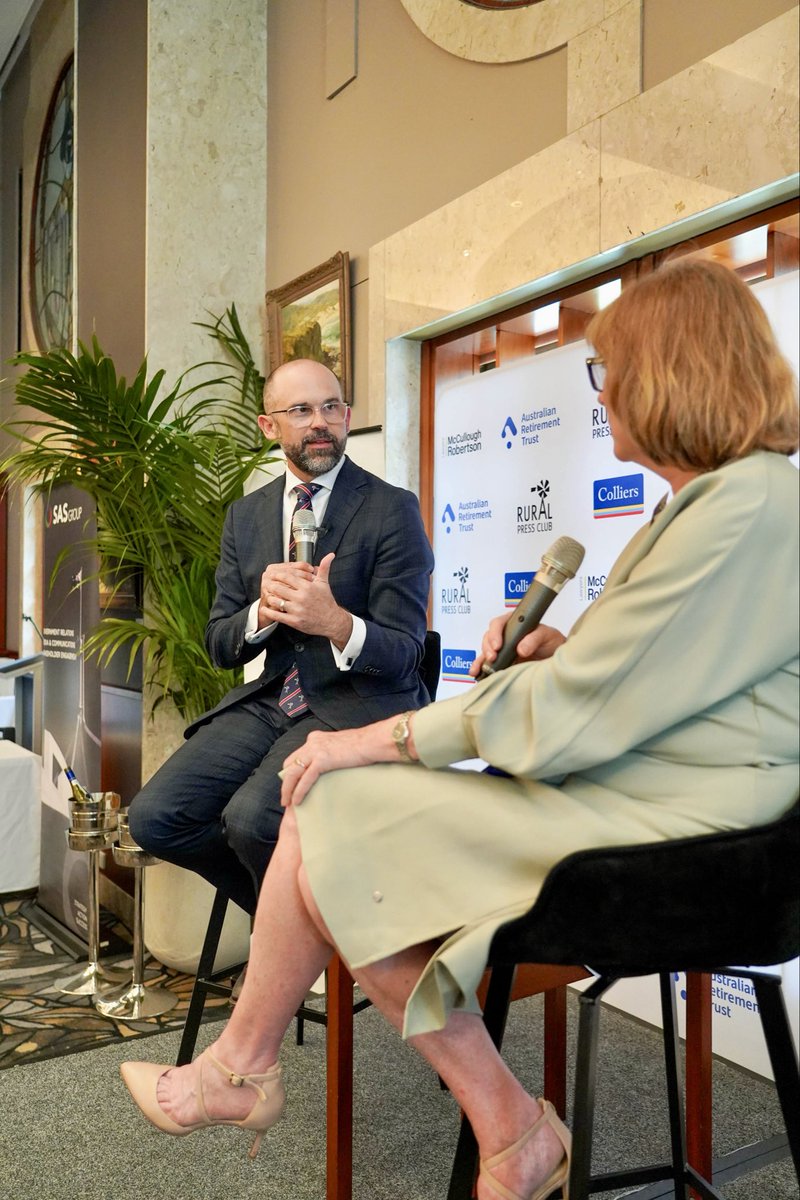 Agriculture and resources have always been Queensland’s foundation 🌾

That was my message to the <a href="/RuralPressClub/">Rural Press Club QLD</a> today, and we’re backing the people and industries that keep our state strong.