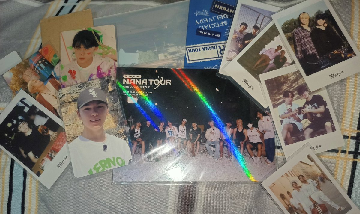 SM_PurpleCart's tweet photo. #SMPCart ━☆ﾟ.*･｡ﾟ
✧*。wts • svt • ph 

❥Nana tour set
(Polaroid, accordion, postcard, Pob, filmstrip, photocard)

✓Onhand
📍 Visayas
💸 Gcash
🚚 JNT | LBC

✓PAYO (Prio)
✓LONG DOP with nrdp

₱380

🏷️ Seventeen tadashi Vernon Mingyu Dino https://t.co/6Pm1mCu9IM