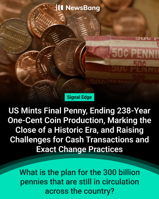 What is the plan for the 300 billion pennies that are still in circulation across the country?

Our prediction: Pennies are no longer being made, but the 300 billion already in circulation will linger for years.

Cash rounding and gradual attrition will ease the transition