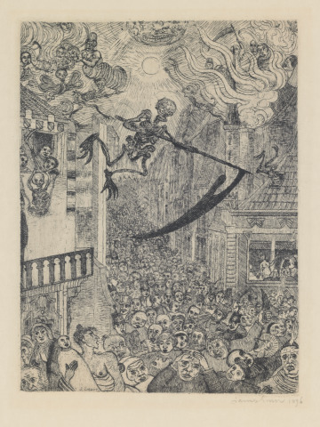ArtistEnsor's tweet image. Death Pursuing the Human Herd #artbots #ensor