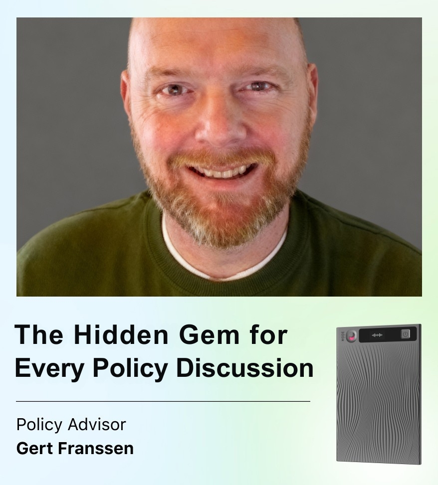 Mobvoi_Official's tweet image. Ever wondered how policy advisors keep track of endless discussions, drafts, and decisions?

Gert&apos;s answer is surprisingly simple — #TicNote.

Check out his workflow in our new blog.