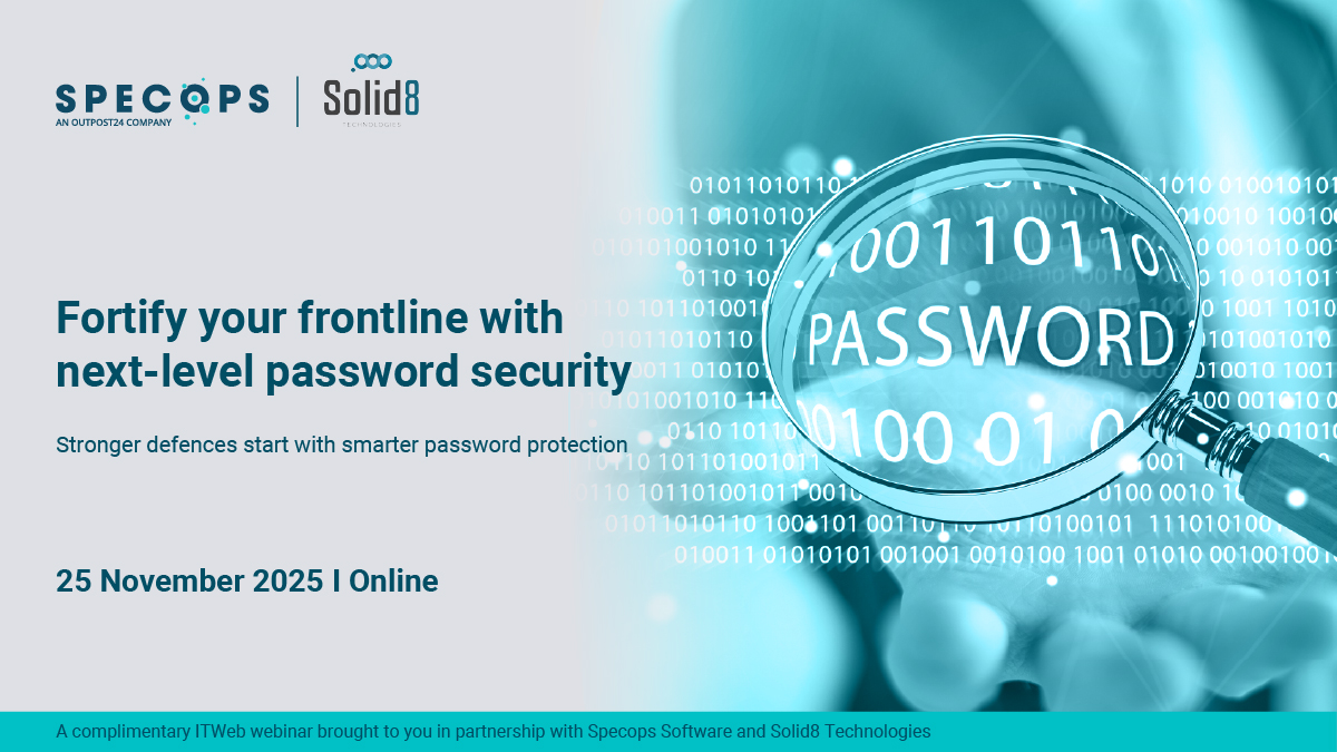 ITWeb's tweet image. Learn the latest strategies to strengthen frontline security through advanced password protection. Register for this complimentary webinar today.
itweb.co.za/webinar/fortif…
#PasswordSecurity #SmartAccessControl #NextLevelProtection