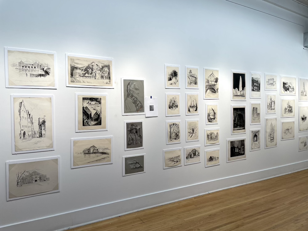 Gallery72's tweet photo. Eugene Kingman:  His World in Prints &amp; Drawings / Lithos, etchings &amp; drawings Opens Fri 11/14 5p to 9p / RBR Gallery 1806 Vinton St

Comments 6:45p by Mixie Kingman Eddy, &amp; Quinlan Kingman Eddy

Talk Wed 11/19 7p Eugene Kingman Life &amp; Art byJohn Dechant &amp; John Paul https://t.co/PWKRUL4HQJ