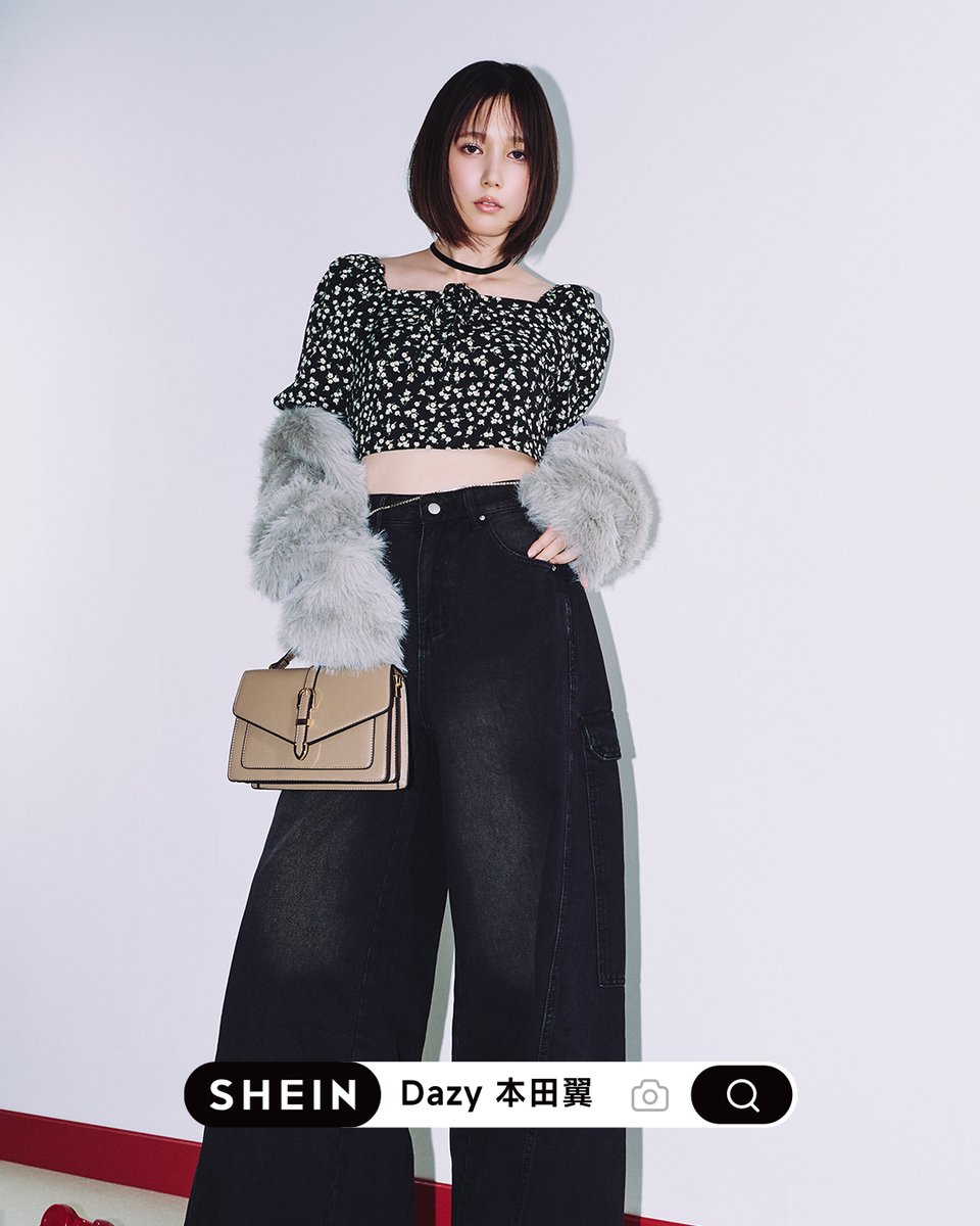 SHEINx本田翼 Trend Shop Collabration Catalog Ver1. 「Dazy」LOOK3