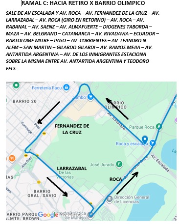 BondisATR's tweet photo. Acá los tres ramales completos
#Linea115 https://t.co/0Y6oQq3jWi