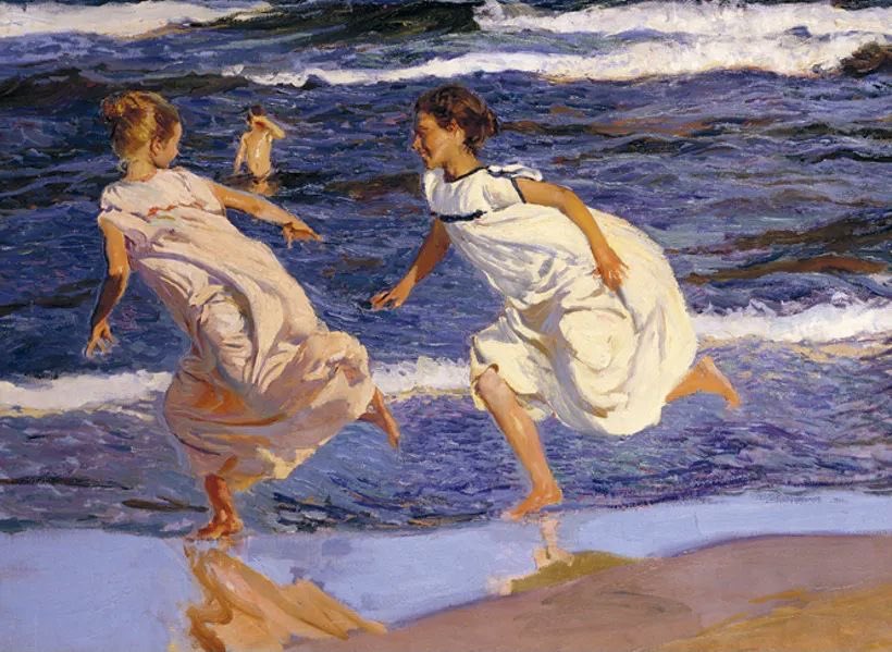 “Mare al mattino, cielo senza nubi./
d'un viola splendido, riva gialla; / tutto./
grande e bello, fulgido nella luce./
Mi fermerò qui.”
—Costantino Kavafis

#TraMareECielo a 
#SalaLettura 

#art Joaquin Sorolla