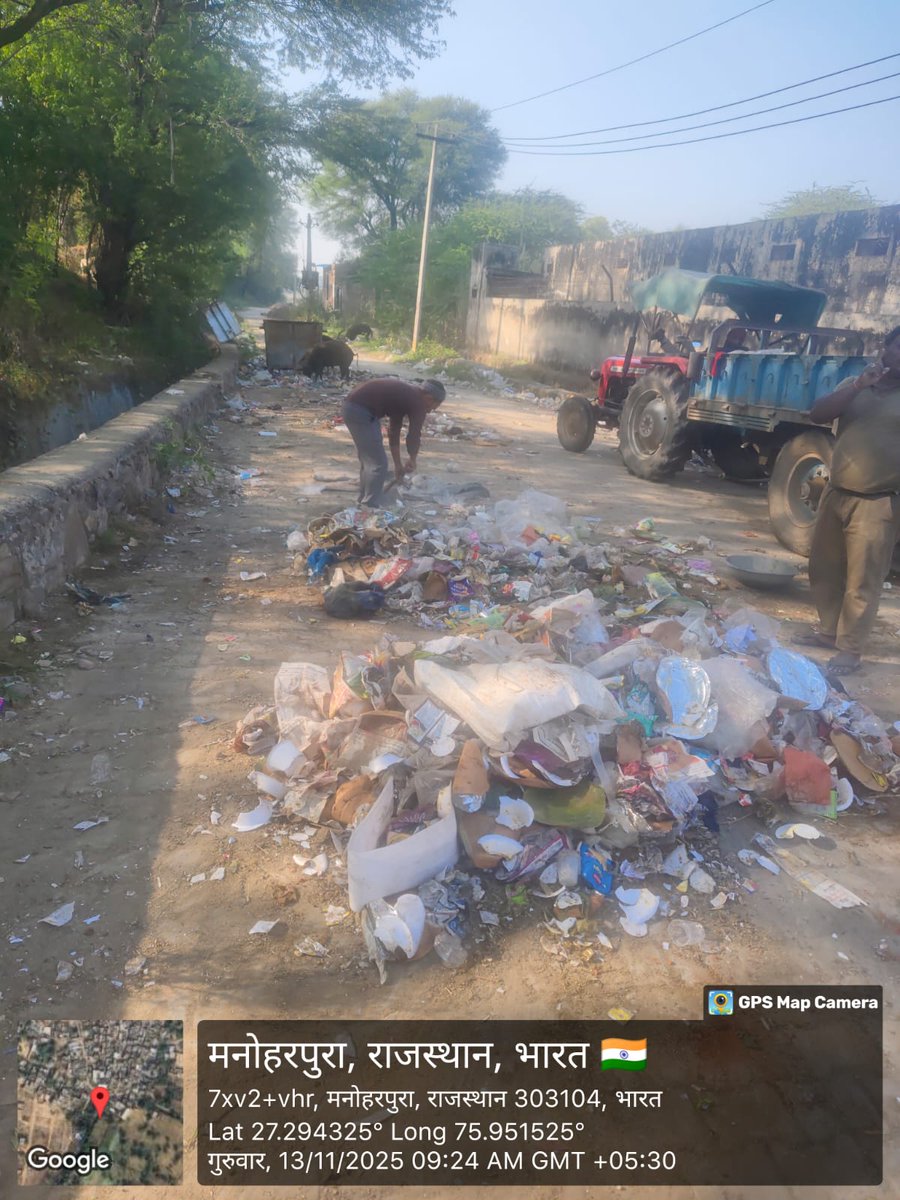 manoharpur57's tweet photo. Nagar palika manoharpur morning sweeping 
@MoHUA_India 
@RajCMO 
@SwachhBharatGov 
@PMU_SBM_RAJ 
@sbmvns
@RajCMO 
@urbansbm 
@LSG_Rajasthan https://t.co/0hmpY4mTi6