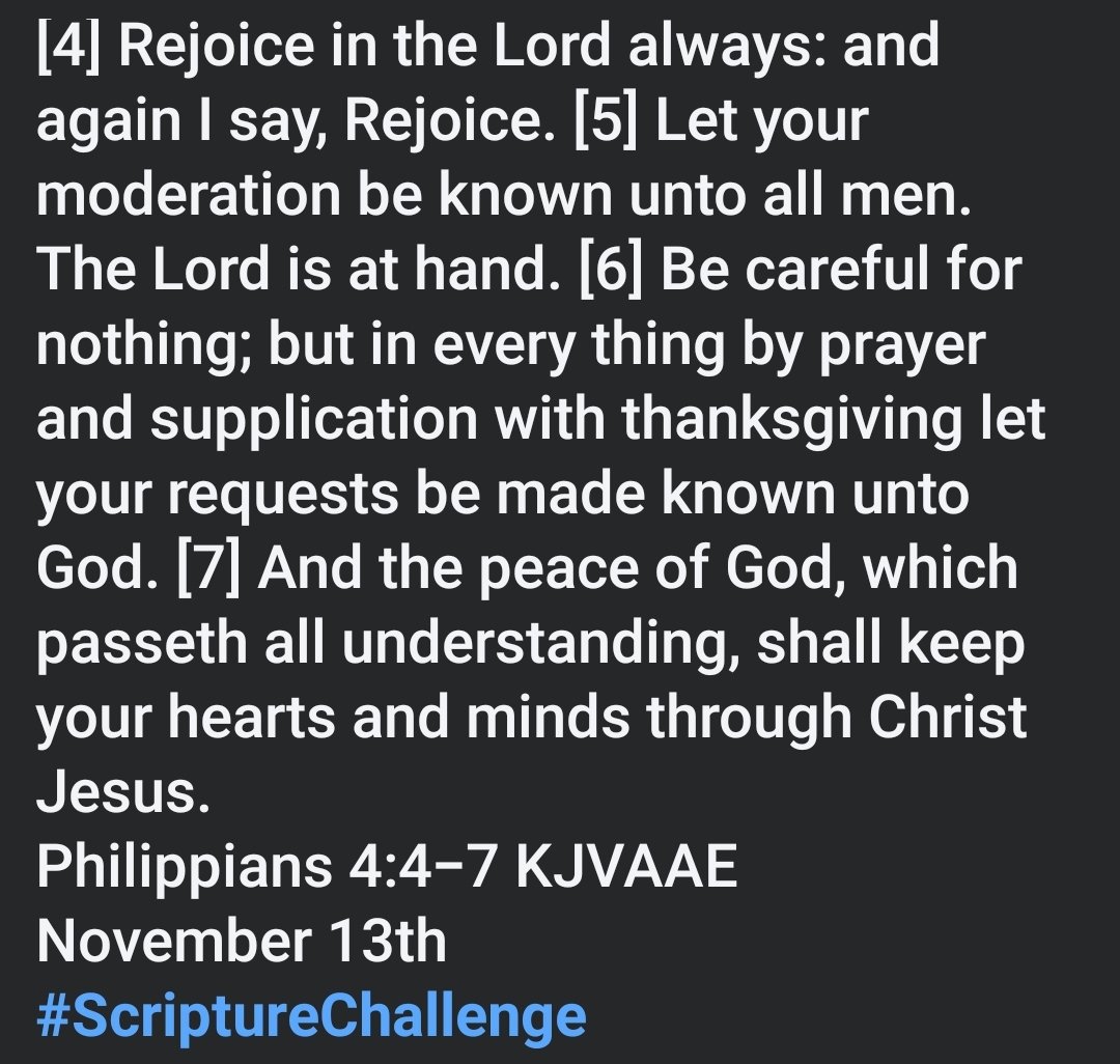 dwaynetmoore's tweet image. November 13th 
#ScriptureChallenge