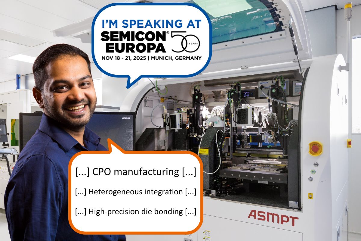 PHIX_Photonics's tweet image. Heading to #SemiconEurope? Don&apos;t miss PHIX project leader Anneirudh Sundararajan&apos;s talks on #copackagedoptics manufacturing and advanced #photonics packaging!

📅 Nov 19, 13:45 – ICM Munich, Room 14a
📅 Nov 20, 15:05 – TechARENA C1

#chipindustry #meettheexperts