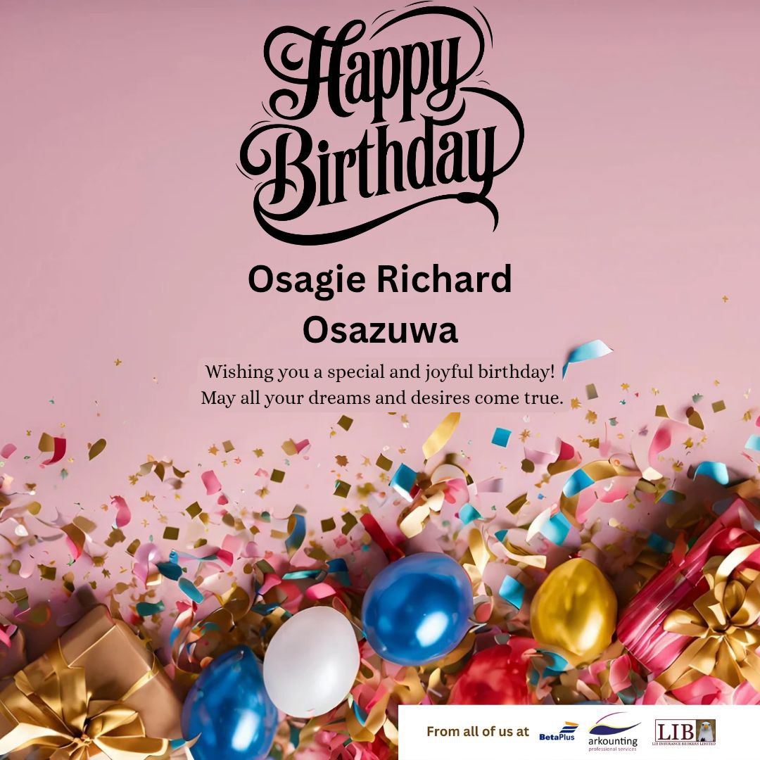 BrokerLib's tweet image. 🎉 Happy Birthday to Osagie Richard! 🎉

Today, we celebrate you,  a valued partner and a true inspiration. Your trust and collaboration mean so much to us.

Here is to more achievements and shared milestones ahead! 🥂

#HappyBirthday 
#ClientAppreciation 
#libinsurancebrokers