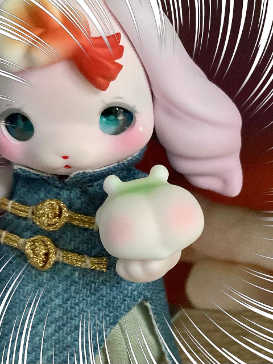 risubacoさん（<a href="/risubaco/">risubaco</a> ）からKing Sushi🐹🍣がやってきた！
マロミちゃんの前髪にしたくて購入🦐似合うでしょ♡
ウインクはむちゃん可愛い😍
ちょ、なにこのハムケツ！！雪見だいふくやん(*´Д｀*)💕

#kumukuku #cocoriang #risubaco