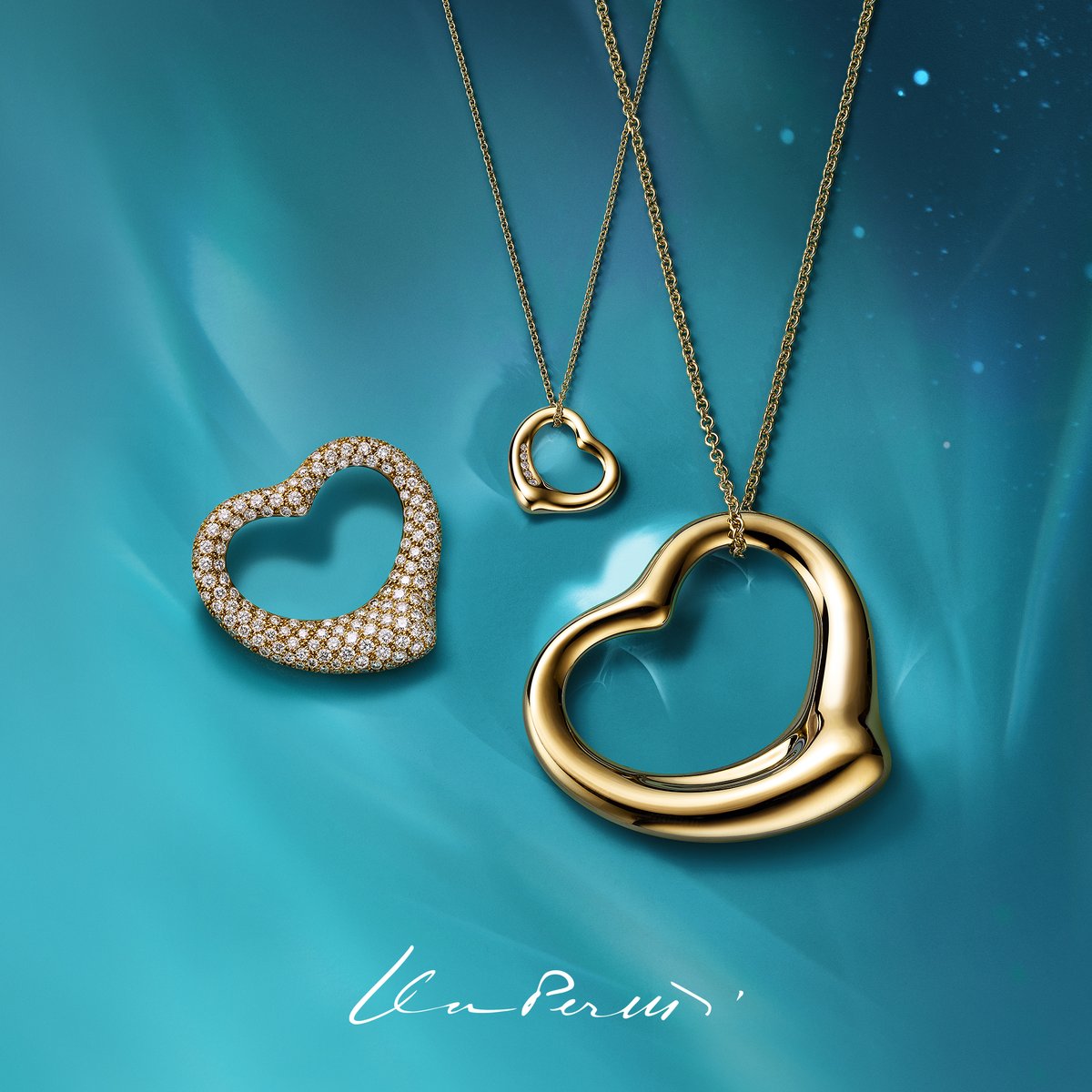 TIFFANY&CO エルサ ペルッティ オープンハート♡ 無限の愛を象徴する、エルサ・ペレッティ™ オープン ハートで、大切な