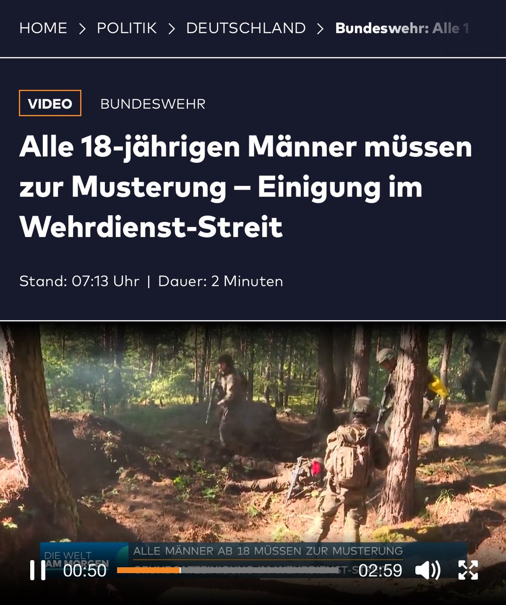 Ach so, junge Frauen müssen nicht? Wo bleibt denn da der Aufschrei?
Und AfD-Politiker, Mitglieder oder Anhänger – wie ist es mit denen? Dürfen die überhaupt? Oder müssen die extra? Immerhin „gefährden“ sie ja angeblich die Demokratie.