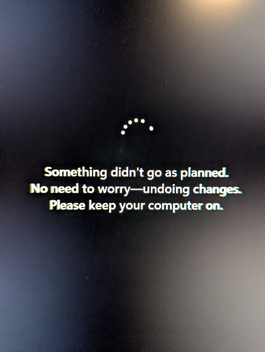 Trying to update Windows in 2025.

Every. Single. Time.