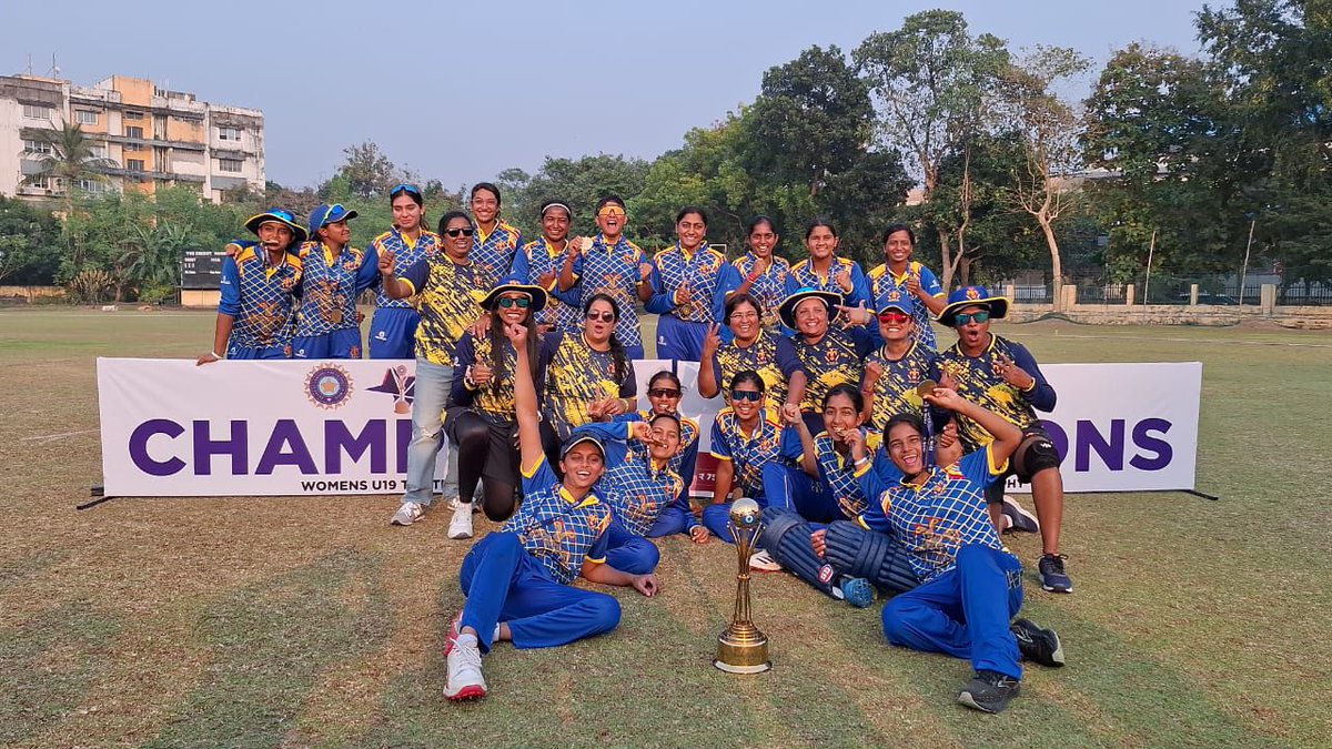 apsprtcbangalor's tweet image. The Karnataka Under-19 Girls Cricket Team emerged as Champions in the tournament held at Kolkata. 
We are proud to share that  Nandhini Chauhan, a student of Army Public School PRTC, Bangalore Class 10, was a part of the winning team. 
#apsprtc 
#Championship