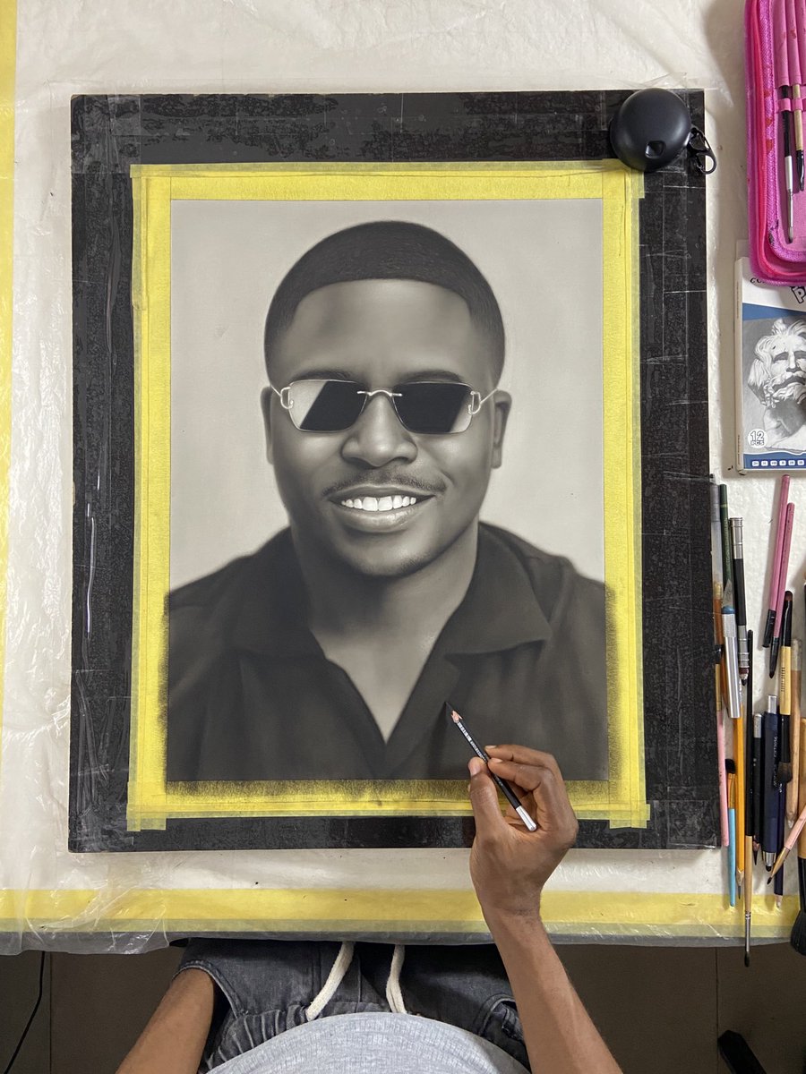 _xeronn's tweet image. I finished a drawing
Drawn with charcoal on org 250g FBB paper (Paper available in bulk)