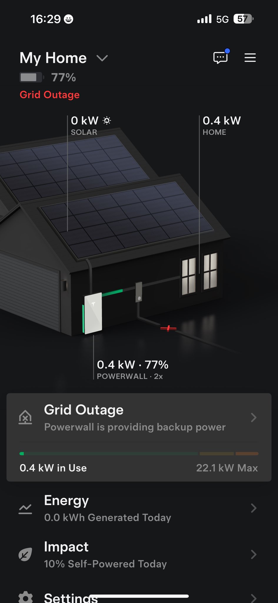 4 months later another power outage in 🇵🇹 Portugal! A few days ago also lots of power outages Luckily just in time we now installed 2x @Tesla Po...