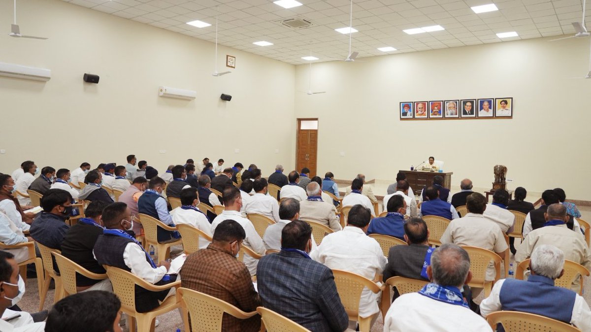Mayawati's tweet image. 13-11-2025-BSP DELHI, RAJASTHAN, MP, CHHATTISGARH, GUJARAT REVIEW MEETING PHOTO