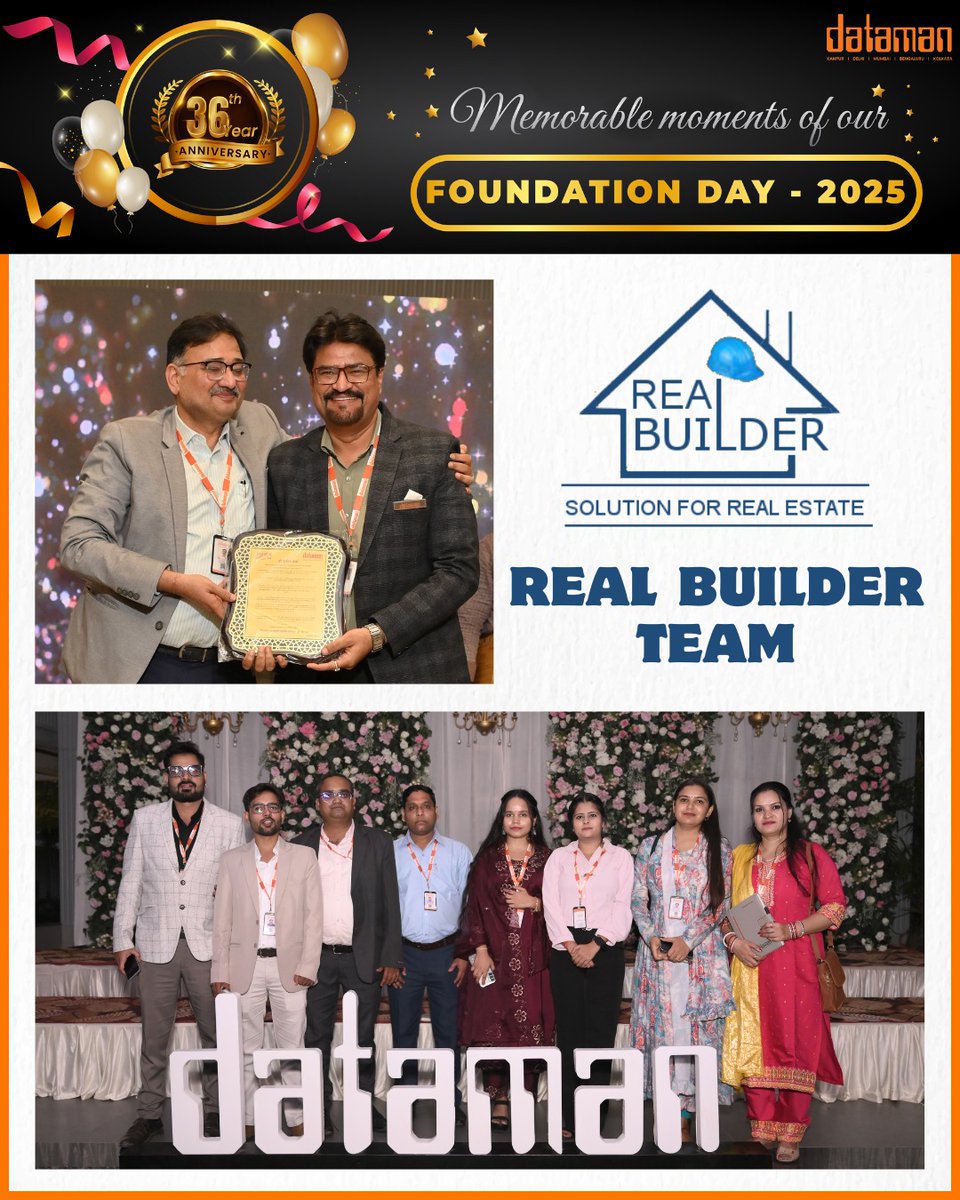 Datamanknp's tweet image. Meet the Real Builder team, specialists who simplify construction workflows, ensure GST/RERA-ready billing, and provide real-time project visibility.
.
dataman.in/real-builder/
#RealBuilder  #dataman #datamanfamily #memorablemoments #annualday #foundationday #team #moments