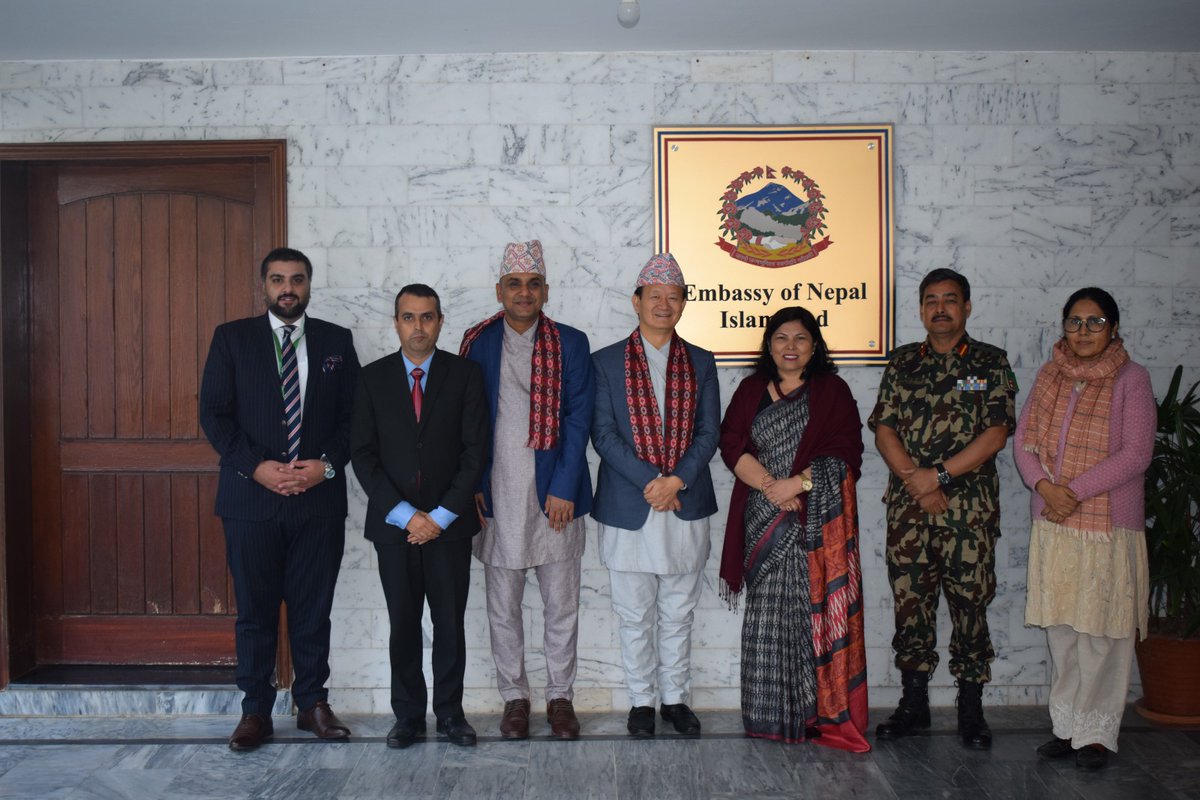 NepEmbIsb's tweet image. Mr. Harka Raj Rai, Secretary, House of Representatives &amp;amp; Mr. Shekhar Adhikari, Press Advisor to Rt. Hon. Speaker visited the Embassy.  They were in Islamabad to participate in the Inter-Parliamentary Speakers' Conference held on 10-12 November.