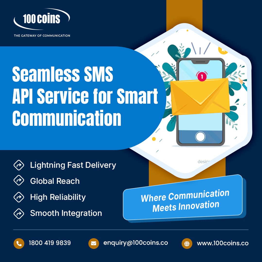 AditekSystemsPL's tweet image. Seamless SMS API Service for Smart Communication
Lightning Fast Delivery | Global Reach | High Reliability | Smooth Integration 
More details,Call-18004199839 or Email us-enquiry@100coins.co
#AditekSystemsPrivateLimited #100Coins #SMSAPI #DigitalCommunication #CustomerEngagement