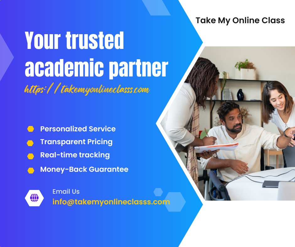 myonlineclasss's tweet image. Looking for your trusted academic partner? Don&apos;t worry...
takemyonlineclasss.com #takemyonlineclass #takemyonlinecourseforme #takemyonlinecourse #takemyonlineclasses