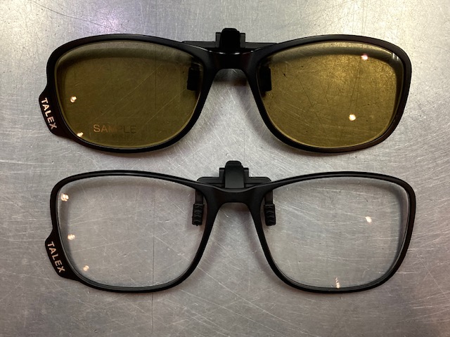 高性能偏光レンズTALEXタレックス装着 TALEX製クリップオン 品切れてい