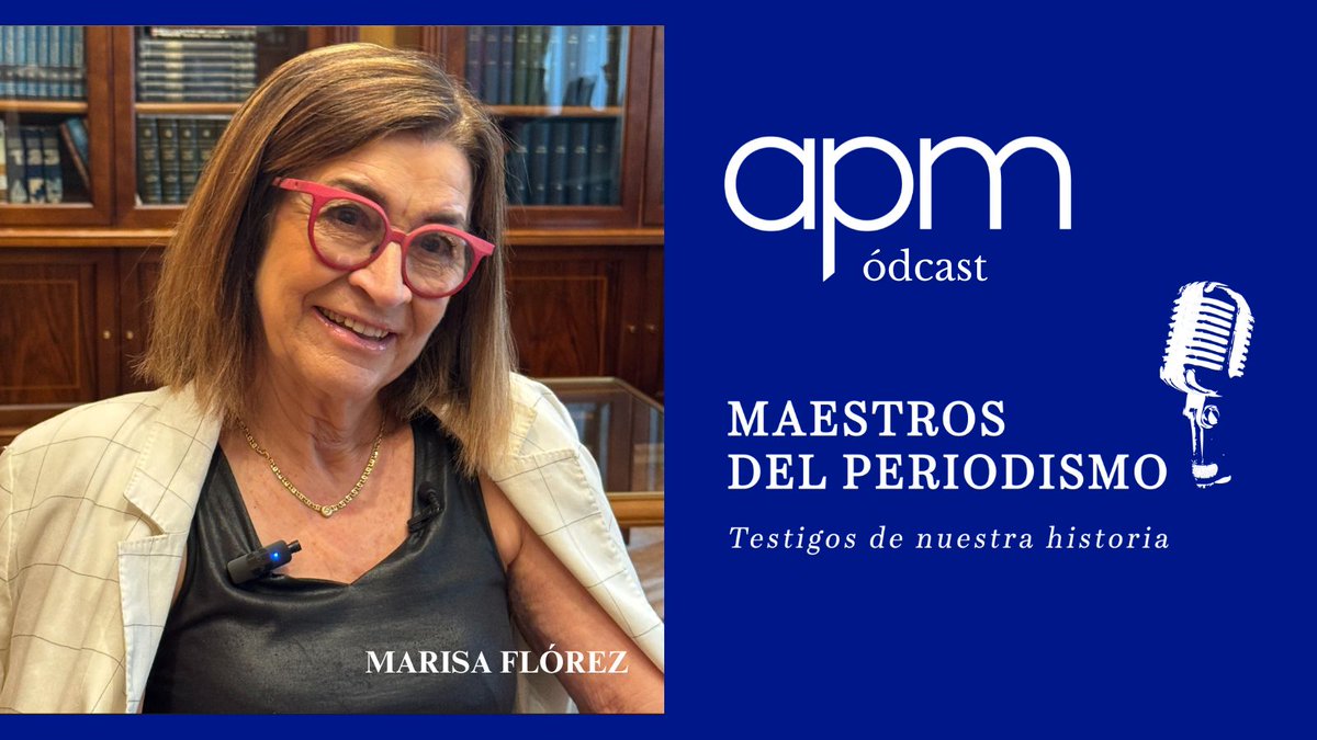 🆕 Marisa Flórez, protagonista del último episodio de la temporada 5⃣ del #pódcast 'Maestros del Periodismo' cutt.ly/GtwH36Ru

🗣️"La fotografía en un periódico es como un viaje que le das cada día al lector"
🎙️ ¡Escúchalo aquí! 👇
cutt.ly/6twH8dpO