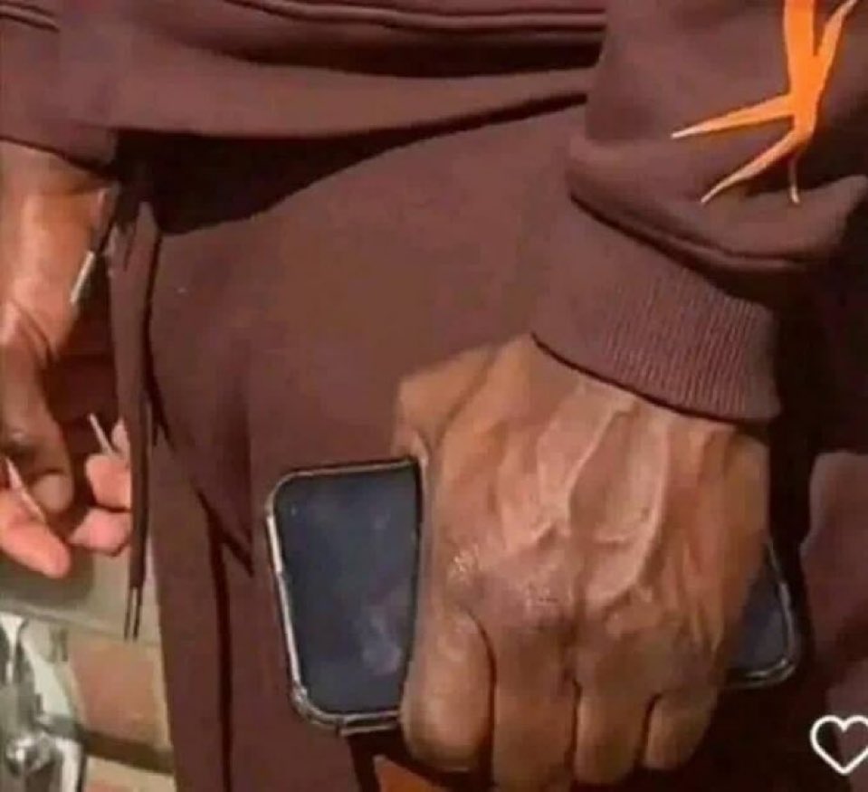 What location in Nigeria would you have to hold you phone like this??