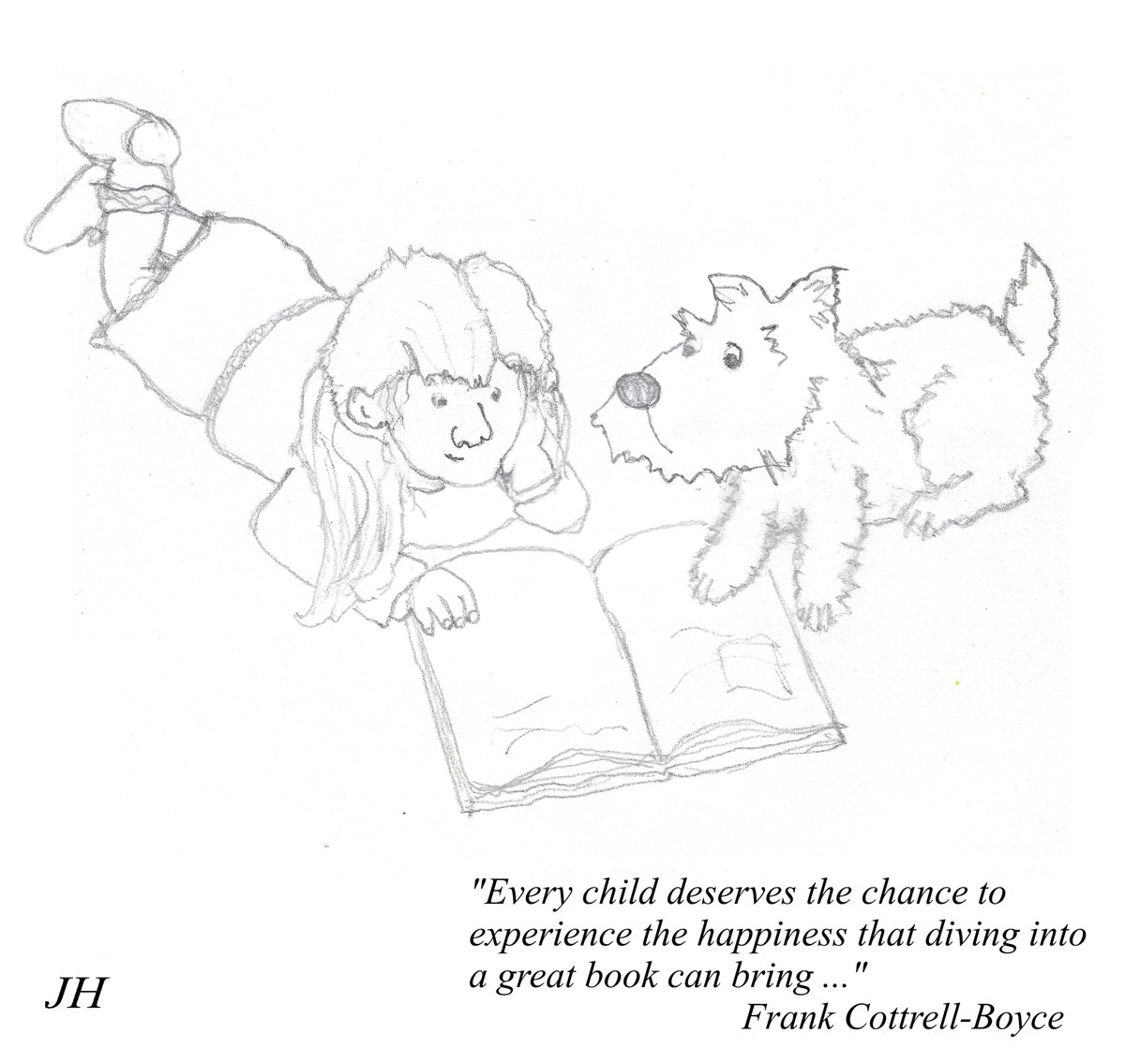"Every child deserves the chance to experience the happiness that diving into a great book can bring ..."  Frank Cottrell-Boyce
#ImagineTheFuture 
#LoveYourLibrary
