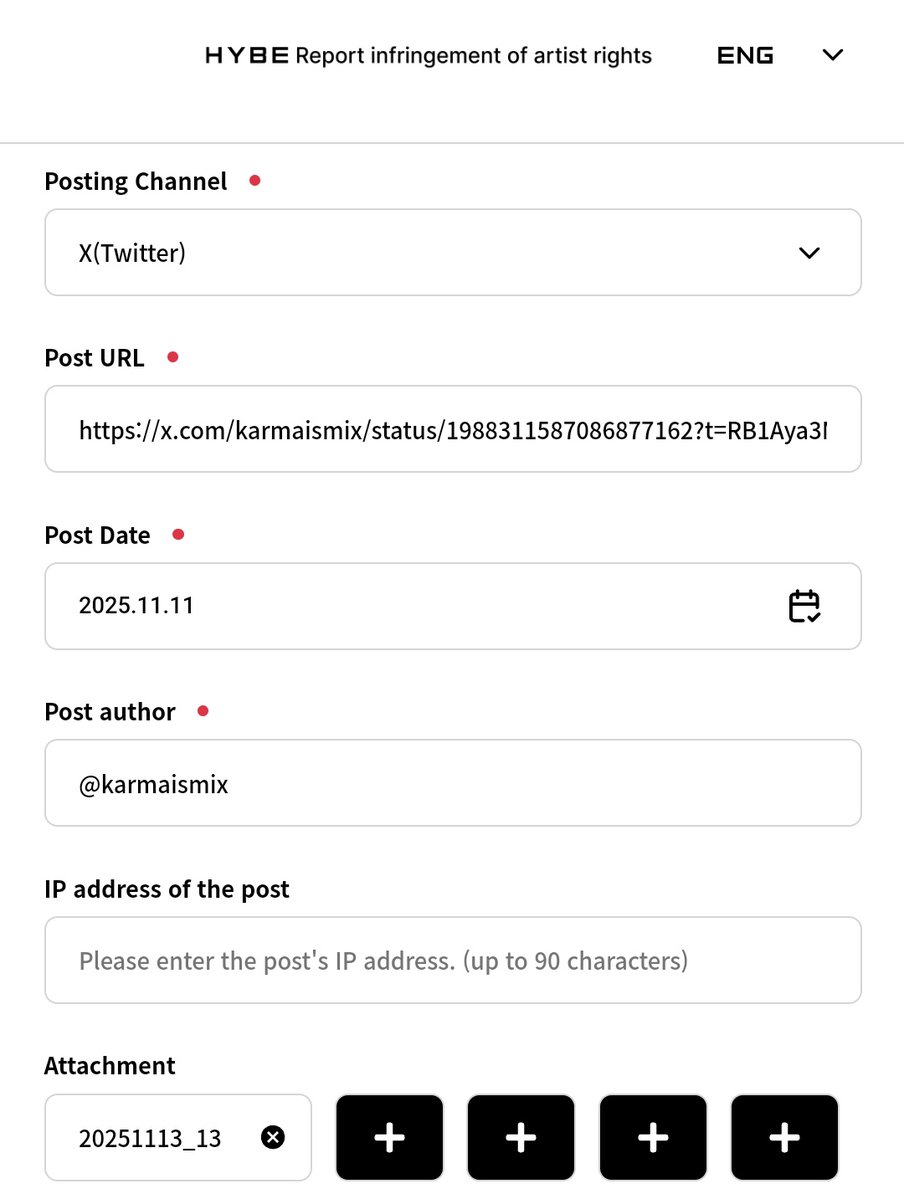 urmisope's tweet image. REPORT THIS ACCOUNT TO HYBE FOR🐰‼️

•protect.hybecorp.com

All infos given here(read carefully): 
docs.google.com/document/d/171…

Report following this pattern 👇