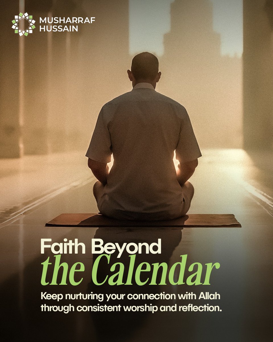 Even in ordinary days, iman grows.
Reviving forgotten Sunnahs keeps our hearts connected to Allah and reminds us that every month carries His mercy. Through fasting, reflection, and remembrance, iman becomes a lifelong journey. Revive a Sunnah today. 

#Iman #Sunnah #Faith
