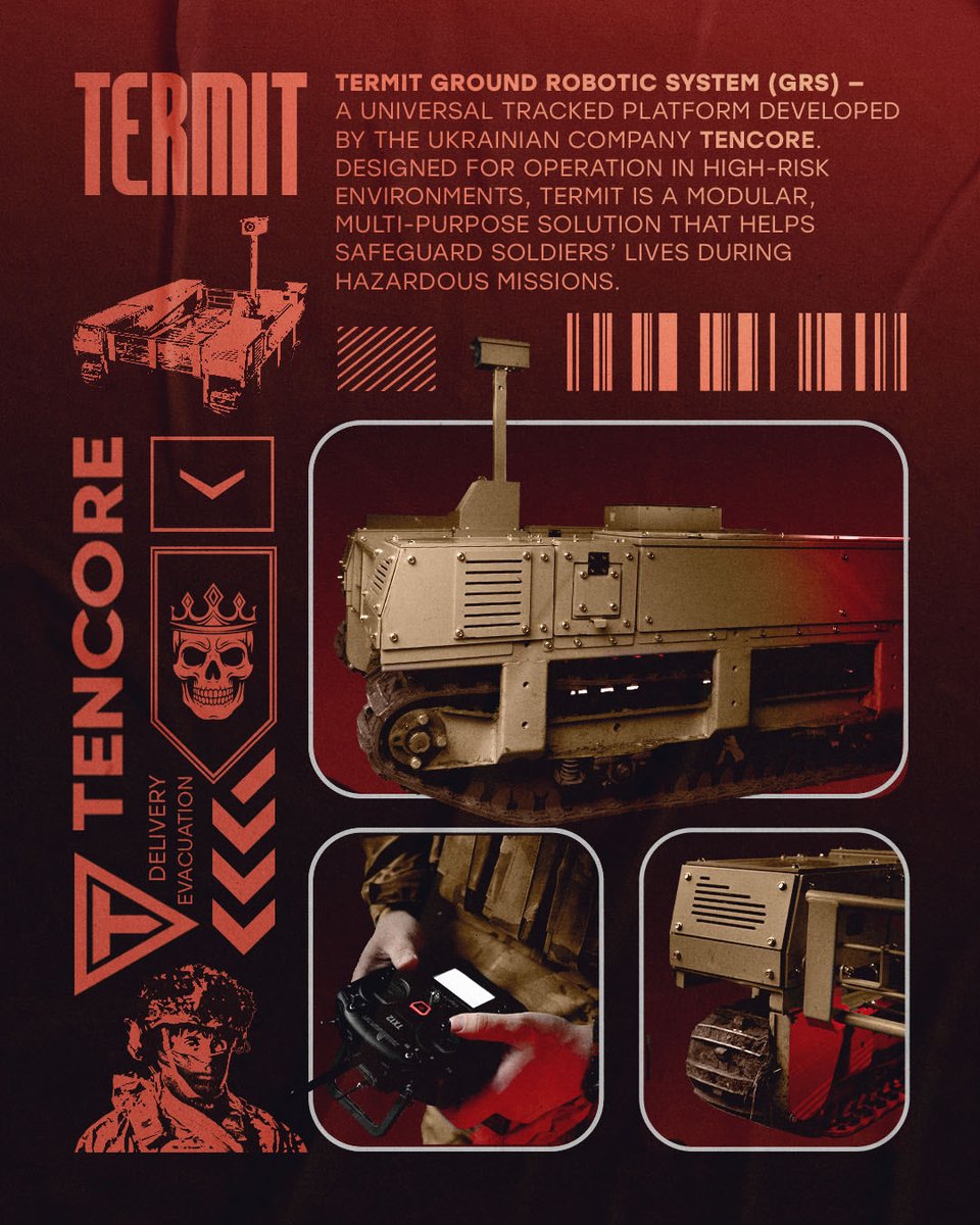 The 20th Operational Brigade Lubart actively integrates UGVs into combat operations — from logistics and evacuation to engineering tasks and demining.

Robots are becoming part of the brigade so that people can stay alive.