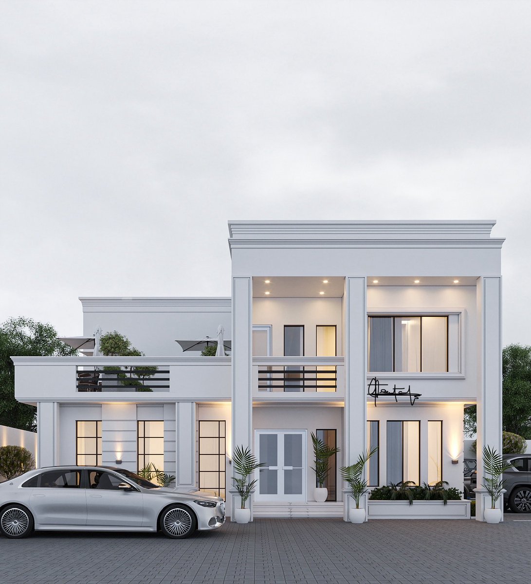 A small hotel design.