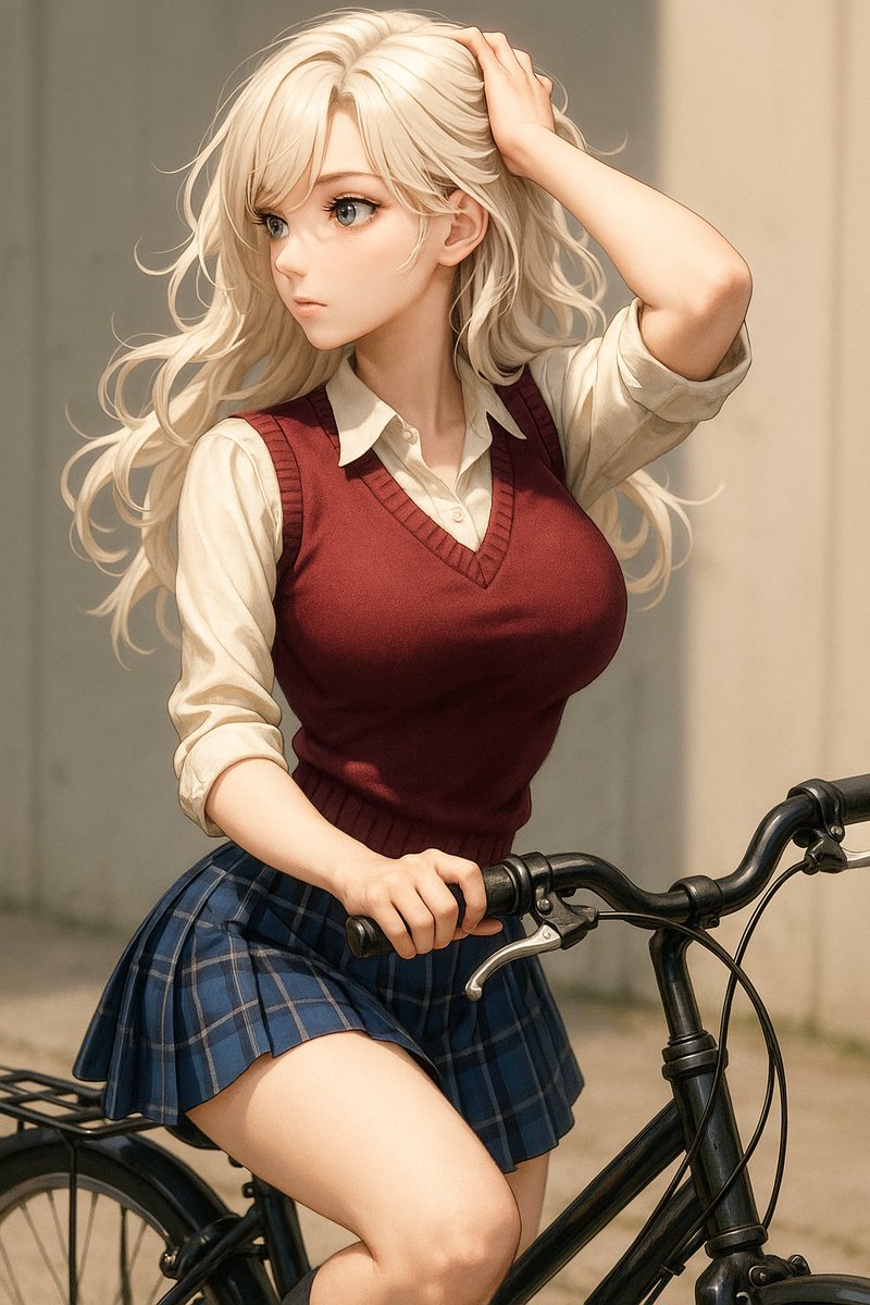 nemuru_gen's tweet image. ネムルが投稿

自転車にまたがり髪をかきあげる爽やかな女子高生。

#gpt4o #aiart