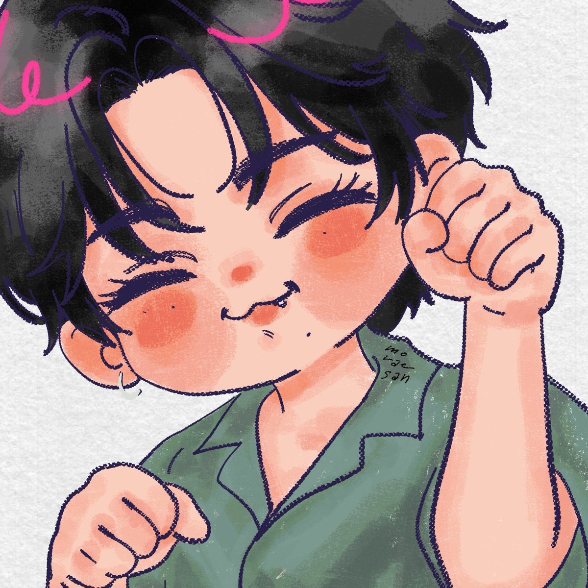 moraesan_n's tweet photo. ร้องเรียกเหมียวเหมียวเดี๋ยวก็มา 😽

#Firstone
#FirstoneFanArt 
#GalleryofTleFirstone 
#artworkติดฝน https://t.co/CKfGQIu4vB
