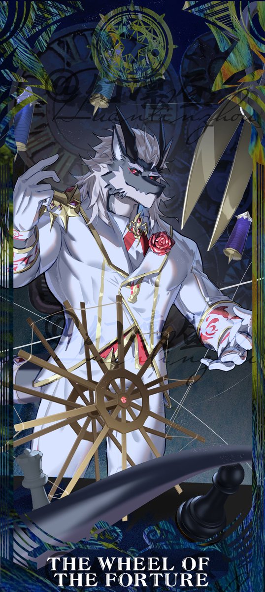 塔罗牌—— 命运之轮
纺织、测量、剪断，命运的丝线到此完结