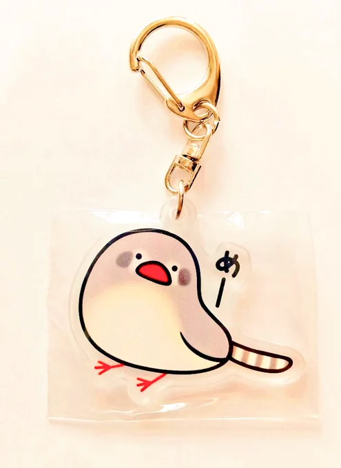 華麗るうの小鳥アクキー完成しました 鳥フェス会場ほぼ中央の『小鳥遊コミック』さんにて、こちらのキンカチョウアクキーを販売致します 販売は15・16日の両日、私は16日のみ参加致します フェスポスター・場内マップはツリーに繋げます 宜しければ遊びに来て下さいね〜 #鳥フェス神戸
