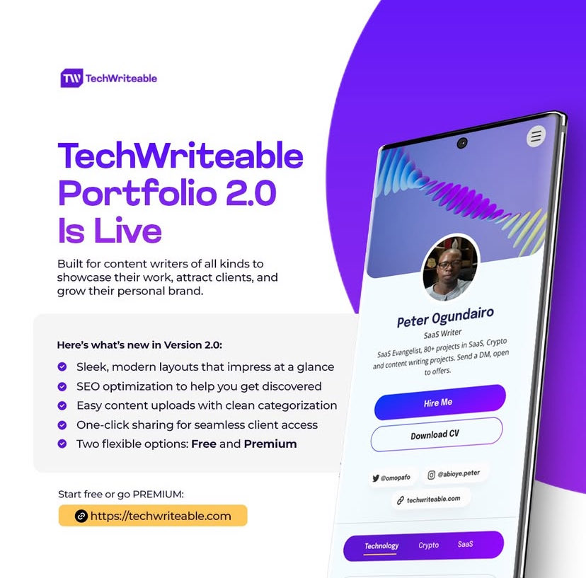 paula_bearr's tweet image. Why aren’t you in the @techwriteable Academy Group??🌚

You’re missing out ooo, I just said let me tell you. Anyways tonight I’ll be there to talk about my plenty unhinged cover letters and the interviews it bagged me. 

See you there! chat.whatsapp.com/EXC47mJxlQoI1E…

Also if you have…