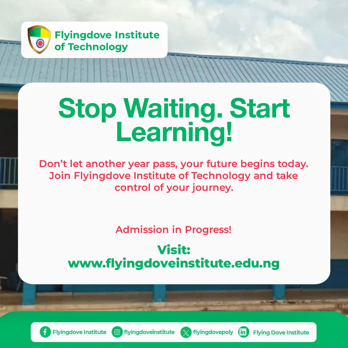 flyingdovepoly's tweet photo. 🔥 STOP SCROLLING! Your TECH BREAKTHROUGH is HERE! 💥

Hands-on training in 💻 Software Engr | 🌐 Web Dev | 📊 Data Science | 🔧 Hardware &amp; Networking.

Admission OPEN — don’t wait till 2026!
👉 https://t.co/16s8s0XgHS

#TechRevolution #FlyingdoveInstitute #fypシ #viralpost https://t.co/9TXUzFh1OM