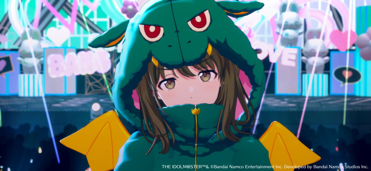 七草 にちかさん、市川 雛菜さんの衣装 🐉もちもちドラゴンパーカー