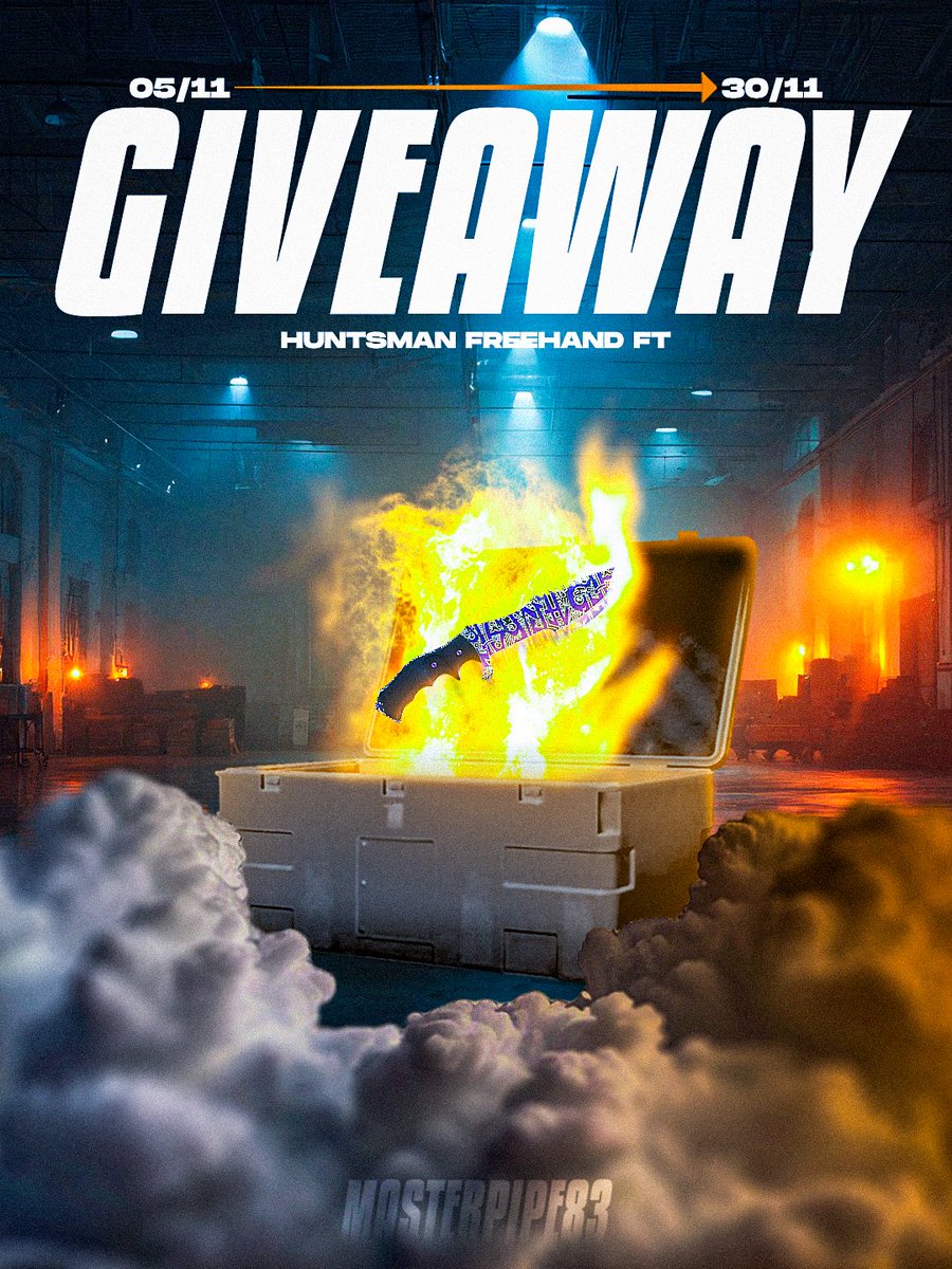 🚨🥳GIVEAWAY!🥳🚨

🏅Huntsman | Freehand FT

- Bli medlem gratis i vår E-sport förening ebas.esportunited.com/blimedlem/mast…
- Följ <a href="/masterpipe83/">masterpipe83</a> 
- Gilla och Dela
- Tagga 1 vän
Lycka till ❤️

Vinnaren dras 30/11