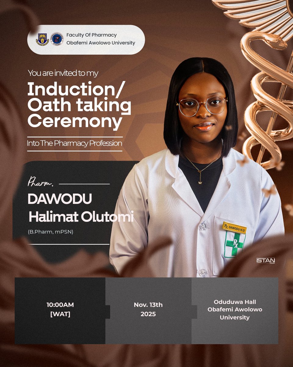 iStanDesign's tweet image. The Day The Lord Has Made

Congratulations to the newly inducted pharmacists of Obafemi Awolowo University

Every project is a new chance to deliver excellence.

If you&apos;re planning something soon and you want your visuals to stand out effortlessly, you know the direction to look