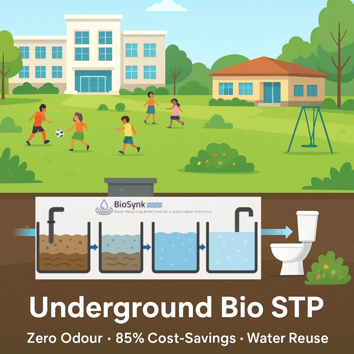 bio_synk's tweet image. Transforming Campuses, One Drop at a Time
At Bio Synk, we believe every educational institution is more than brick and mortar 
👉 Contact us:  biostp.co.in/sewage-treatme…

#GreenCampus #SewageTreatment #BioSTP #EcoFriendly #WaterReuse #CleanIndia #SchoolInfrastructure #BioSynk