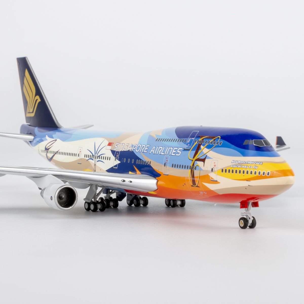 シンガポール航空　B747-F MEGA ARK 貨物機　模型 S シンガポール航空 B747-F MEGA ARK 貨物機 模型 S シンガポール航空