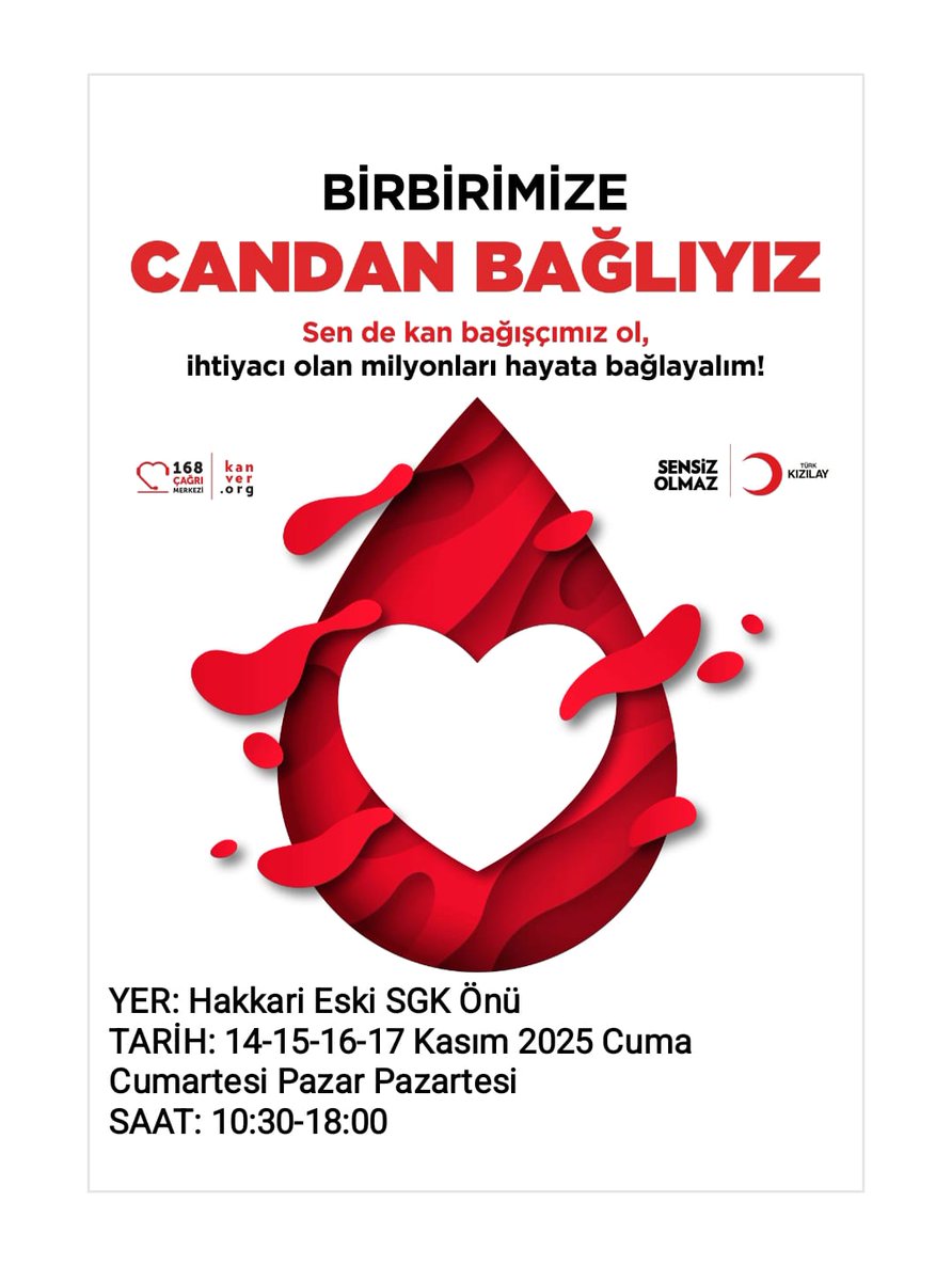 Birbirimize Candan Bağlıyız.
<a href="/KanverOrg/">Türk Kızılay Kan Hizmetleri</a>