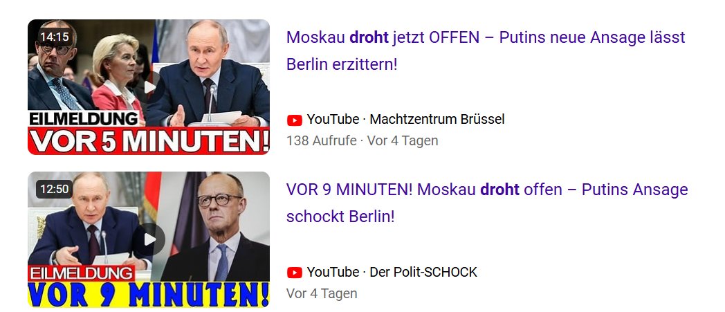LÜGE?
UNWISSENHEIT?
oder IGNORANZ?

#Chrupalla suchen sie sich was aus
Von Russland geht keine Gefahr aus, erste LÜGE
#Putin hat noch NIE gedroht zweite LÜGE

#Lanz 
Ja man sollte die #AfD inhaltlich stellen, die reden dummes Zeug
