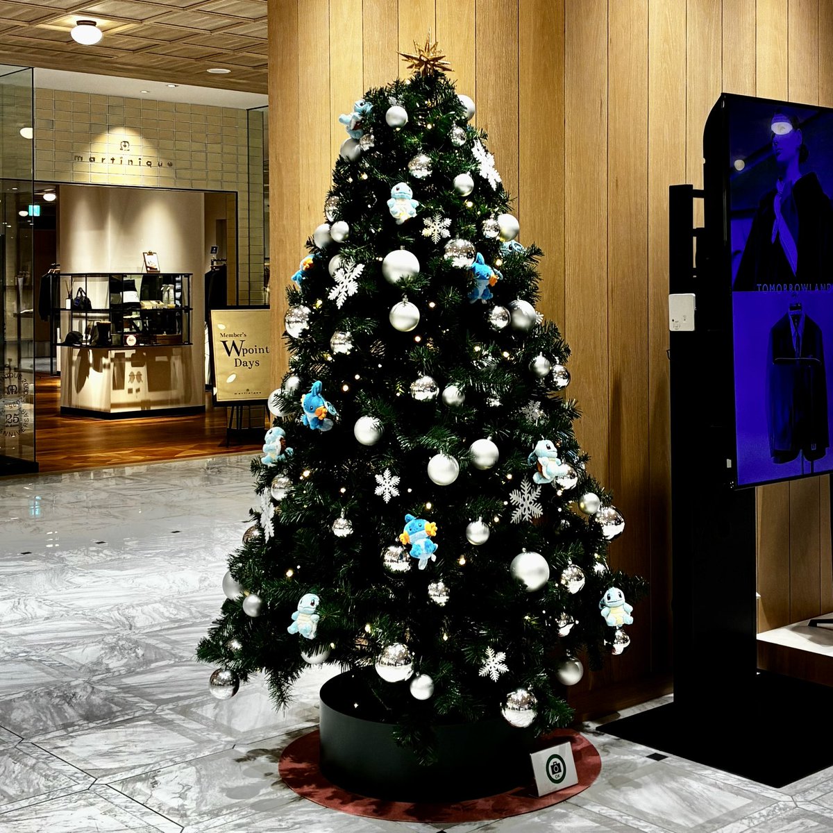 今年も始まりました 日本橋高島屋のポケモンクリスマスツリー