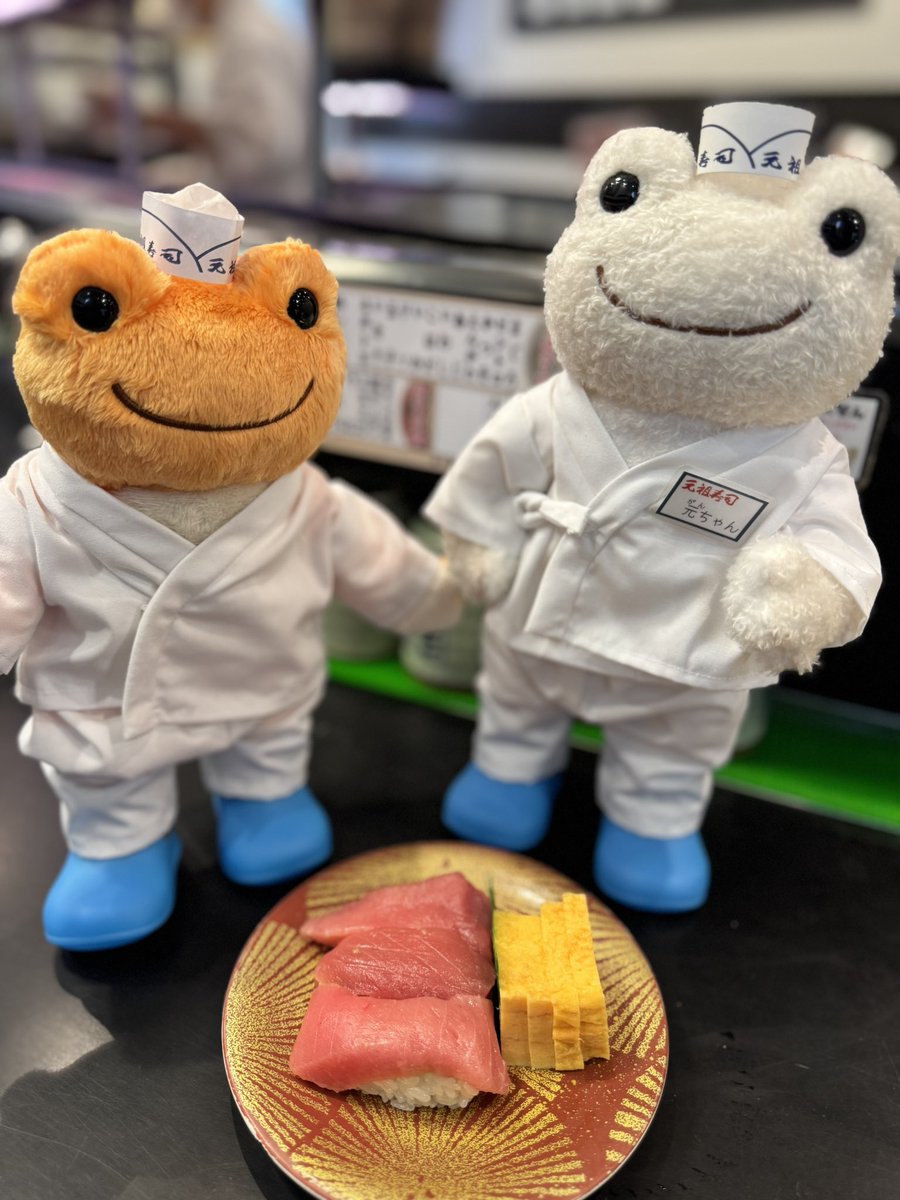 かえるのピクルス 横浜イベント 元祖寿司コラボ お寿司マスコット 4種