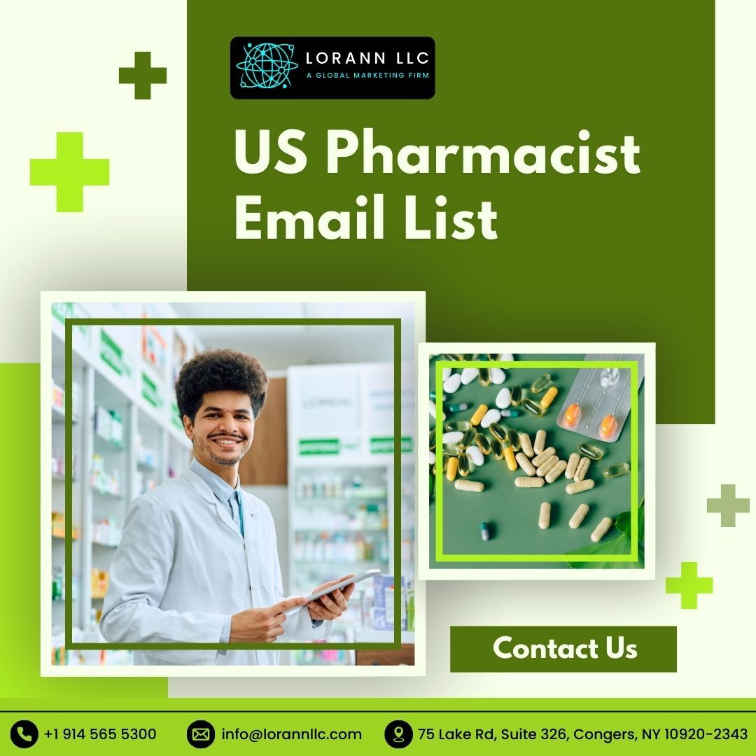 lorannllc1996's tweet photo. Reach trusted healthcare professionals with LorannLLC' US Pharmacist Email List. Connect with verified pharmacists across the USaA to promote medical products and services partnerships effectively.
#PharmaMarketing #HealthcareLeads #USPharmacists #PharmaMarketing #LorannLLC https://t.co/OLaUerq4s9